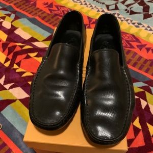 Tod's Driving Shoes in Black Leather